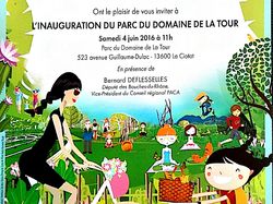 INAUGURATION DU PARC DU DOMAINE DE LA TOUR 11H